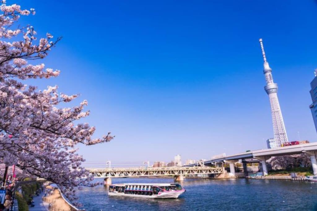 Apartmán 403 Oshiage Sta 3mins Walk! Wi-fi & Elevator 4pax